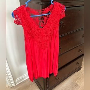 Red Babydoll Dress